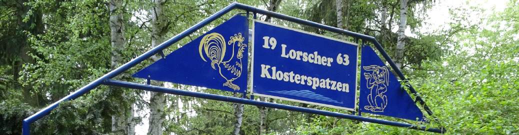 Haupteingang zu den Klosterspatzen Lorsch.